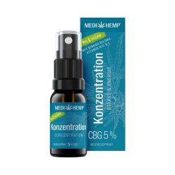 MEDIHEMP Concentration CBG szájspray 5% | 500 mg / 10 ml