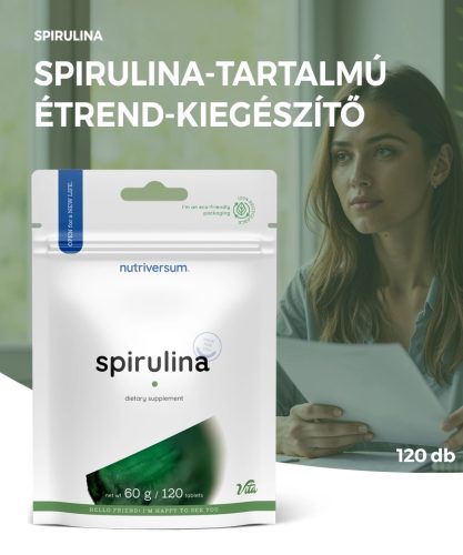 Nutriversum Spirulina tabletta | 120 db