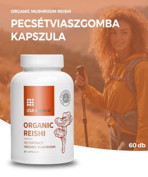   USA medical Reishi | Pecsétviaszgomba kapszula acerola kivonattal | 60 db